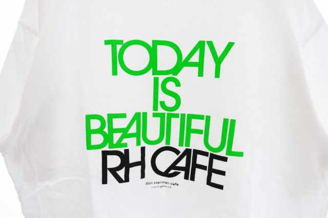 ロンハーマン Ron Herman Cafe カフェ aw Today Is Beautiful Rhcafe Original Tee オリジナル 半袖tシャツ L 白 ホワイト ブランド古着ベクトル 中古1030 00 メンズ 034 ベクトルパーク