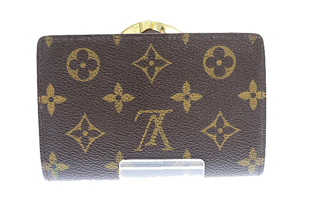 ルイヴィトン Louis Vuitton モノグラム ポルトフォイユ ヴィエノワ がま口 二つ折り 財布 M ブランド古着ベクトル 中古 1113 0040 メンズ レディース 034 ベクトルパーク