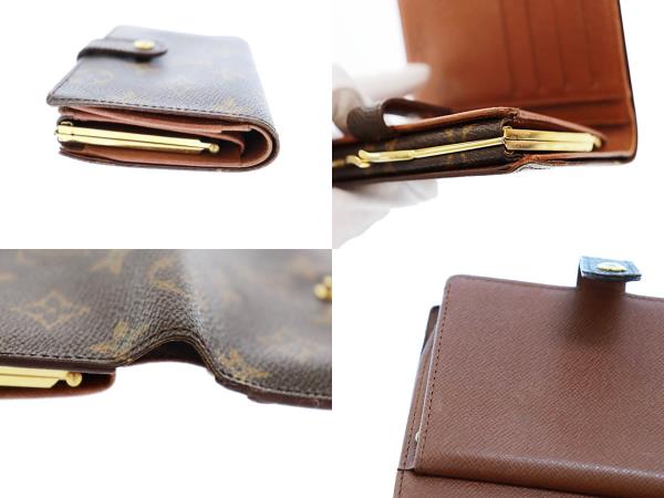 ルイヴィトン Louis Vuitton モノグラム ポルトフォイユ ヴィエノワ がま口 二つ折り 財布 M ブランド古着ベクトル 中古 1113 0040 メンズ レディース 034 ベクトルパーク