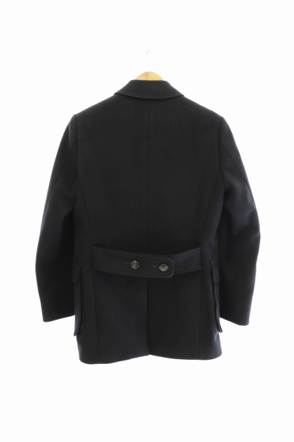 カラー Kolor Beacon ビーコン 15aw メルトン ピーコート Pコート 1 黒 ブラック ブランド古着ベクトル 中古 1104 0055 メンズ 034 ベクトルパーク