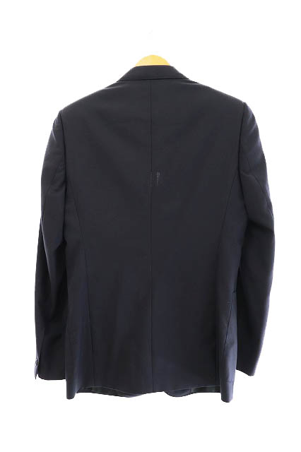 バレンシアガ Balenciaga 2ボタン ウール テーラード ジャケット ブレザー 紺ブレ 48 紺 ネイビー ブランド古着ベクトル 中古 1114 0048 メンズ 034 ベクトルパーク