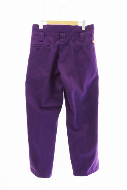 ジエダ Jieda Dickies ディッキーズ Remake Tuck Slacks リメイク タック スラックス パンツ Jie 18w Pt08 紫 パープル ブランド古着ベクトル 中古1109 00 メンズ 034 ベクトルパーク