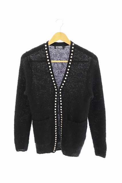 ヒステリックグラマー Hysteric Glamour 15aw モヘア スタッズ カーディガン S 黒 ブラック ブランド古着ベクトル 中古 1114 0040 メンズ 034 ベクトルパーク ヒステリックグラマー Hysteric Glamour 15aw モヘア スタッズ カーディガン S 黒 ブラック ブランド古着ベクトル 中古 1114 0040 メンズ 034 ベクトルパーク