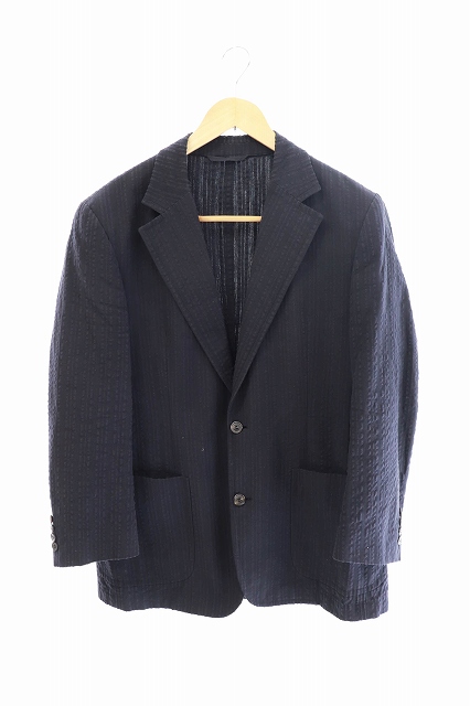 ヒューゴボス Hugo Boss Solbiati ソルビアッティ テーラード ジャケット ブレザー 紺 ネイビー ブランド古着ベクトル 中古 0005 メンズ 034 ベクトルパーク
