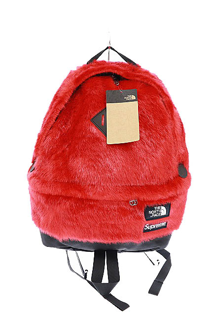 シュプリーム Supreme The North Face ノースフェイス aw Faux Fur Backpack フェイク ファー バックパック リュック Nm092i 赤 レッド ブランド古着ベクトル 中古 1228 0160 メンズ レディース 034 ベクトルパーク