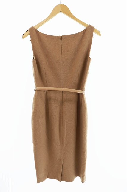 マックスマーラ Max Mara ステッチ カシミヤ ワンピース ベージュ ブランド古着ベクトル 中古 1231 0035 レディース 034 ベクトルパーク