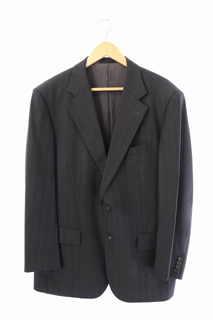 バーバリー Burberry 2ボタン ウール テーラード ジャケット d41 501 08 黒 ブラック ブランド古着ベクトル 中古 0008 メンズ 034 ベクトルパーク