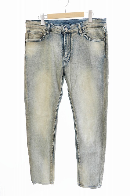 ミニマル Mnml ストレッチ デニム パンツ ジーンズ 34 ライトブルー ブランド古着ベクトル 中古 0018 メンズ 034 ベクトルパーク
