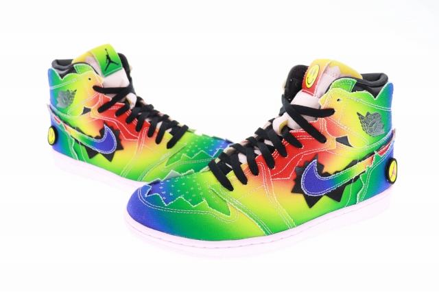 ナイキ Nike J Balvin バルヴィン Air Jordan 1 Retro High Og Rainbow エア ジョーダン レトロ ハイ レインボー Dc3481 900 28 マルチカラー ブランド古着ベクトル 中古 0300 メンズ 034 ベクトルパーク