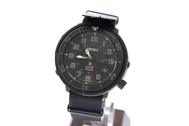 セイコー Seiko Nano Universe ナノユニバース 別注 400本限定 Prospex Millitary プロスペックス ミリタリー ソーラー 腕時計 Sbdj043 黒 ブラック ブランド古着ベクトル 中古 0100 メンズ 034 ベクトルパーク