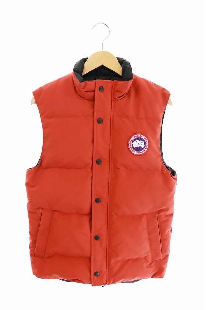 カナダグース Canada Goose Garson Vest ギャルソン ベスト ダウン 4151m Xs オレンジ ブランド古着ベクトル 中古 0150 メンズ 034 ベクトルパーク