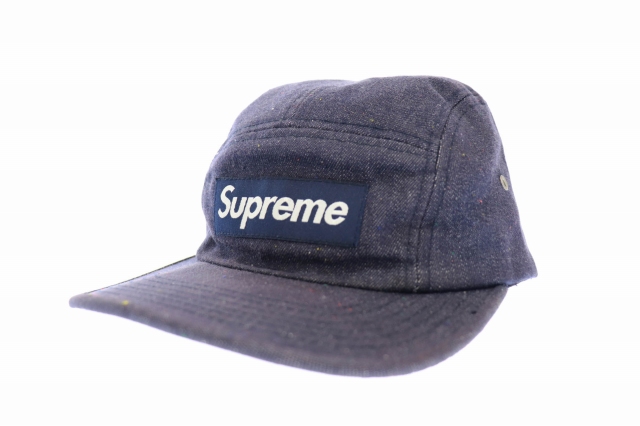 シュプリーム Supreme Denim 5panel Cap ボックスロゴ デニム キャップ 帽子 インディゴ ブランド古着ベクトル 中古 0040 メンズ 034 ベクトルパーク