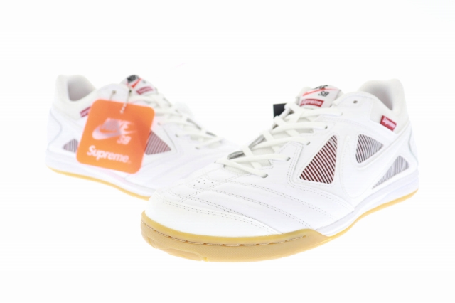 ナイキ エスビー Nike Sb Supreme シュプリーム Gato Qs ガト スニーカー Ar91 116 27 5 白 ホワイト ブランド古着ベクトル 中古 2106 0080 メンズ 034 ベクトルパーク