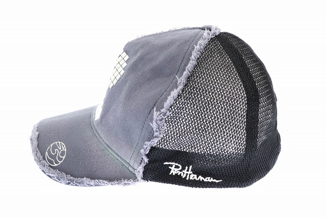 ヨシノリコタケ デザイン Yoshinori Kotake Design Ron Herman ロンハーマン スタッズ Rロゴ キャップ 灰 グレー 黒 ブラック ブランド古着ベクトル 中古 2109 00 メンズ 034 ベクトルパーク