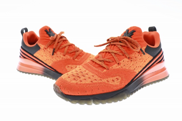 ルイヴィトン Louis Vuitton 18aw V N R ブイエヌアール ライン ローカット スニーカー ニット 7 5 オレンジ ブランド古着ベクトル 中古 0130 メンズ 034 ベクトルパーク