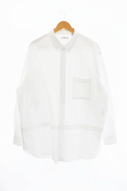 ユニクロ Uniqlo J プラスジェイ スーピマ コットン オーバーサイズ シャツ Xxl 白 ホワイト ブランド古着ベクトル 中古 0010 メンズ 034 ベクトルパーク