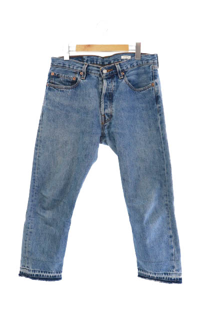 Oldpark オールドパーク 16ss Levi S Tapered Jeans リーバイス テーパード ジーンズ 再構築 カットオフ デニム パンツ 501 0193 Op 93 M W32 L32 インディゴ ブランド古着ベクトル 中古 0050 メンズ 034 ベクトルパーク