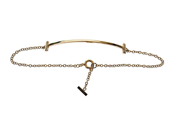 ティファニー Tiffany Co Tスマイル ブレスレット K18 750 Pg ピンク ゴールド ブランド古着ベクトル 中古 0400 レディース 034 ベクトルパーク