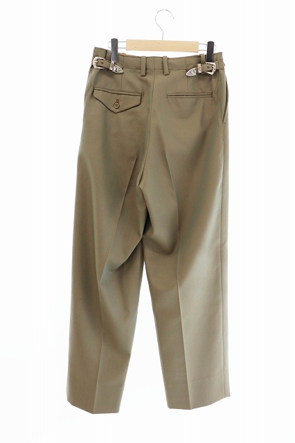 トーガ Toga Virilis ビリリース 未使用 aw Chambray Twill Pants シャンブレー ツイル パンツ Tv02 Ff303 44 カーキ ブランド古着ベクトル 中古 0135 メンズ 034 ベクトルパーク