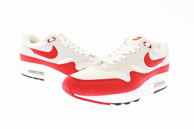ナイキ Nike Air Max 1 Anniversary エア マックス アニバーサリー 9075 103 25 5 白 赤 ホワイト レッド ブランド古着ベクトル 中古 0080 メンズ 034 ベクトルパーク