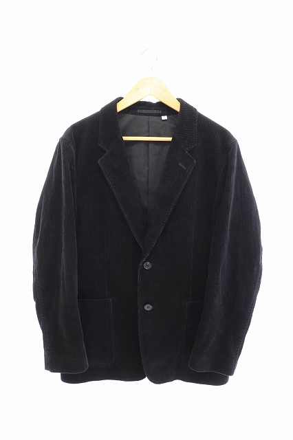 ユニクロ Uniqlo U ユー コーデュロイ ジャケット パンツ セットアップ M 黒 ブラック ブランド古着ベクトル 中古 107 メンズ 034 ベクトルパーク