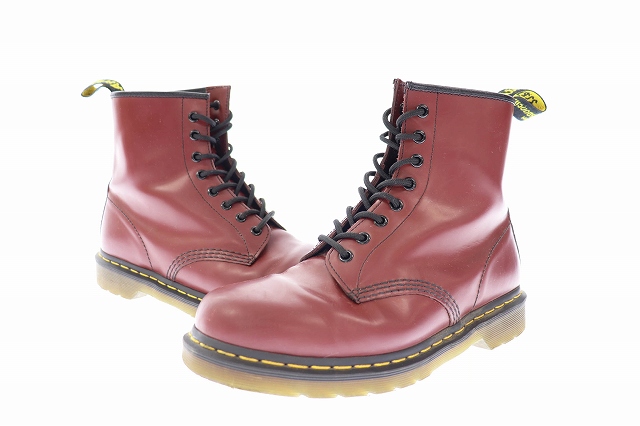 ドクターマーチン Dr Martens 8eye Boot Cherry Red エイトホール レースアップ ブーツ 1460 9 チェリーレッド ブランド古着ベクトル 中古 0015 メンズ 034 ベクトルパーク
