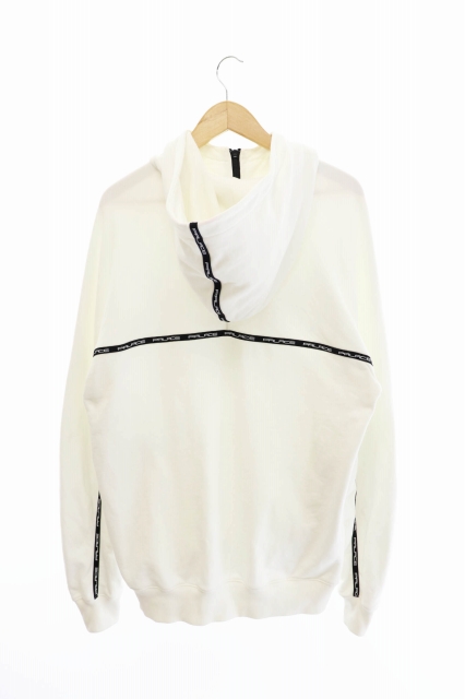 パレス Palace 19ss Combiner Hood コンバイナー フーディ プルオーバー パーカー M 白 ホワイト ブランド古着ベクトル 中古 0045 メンズ 034 ベクトルパーク