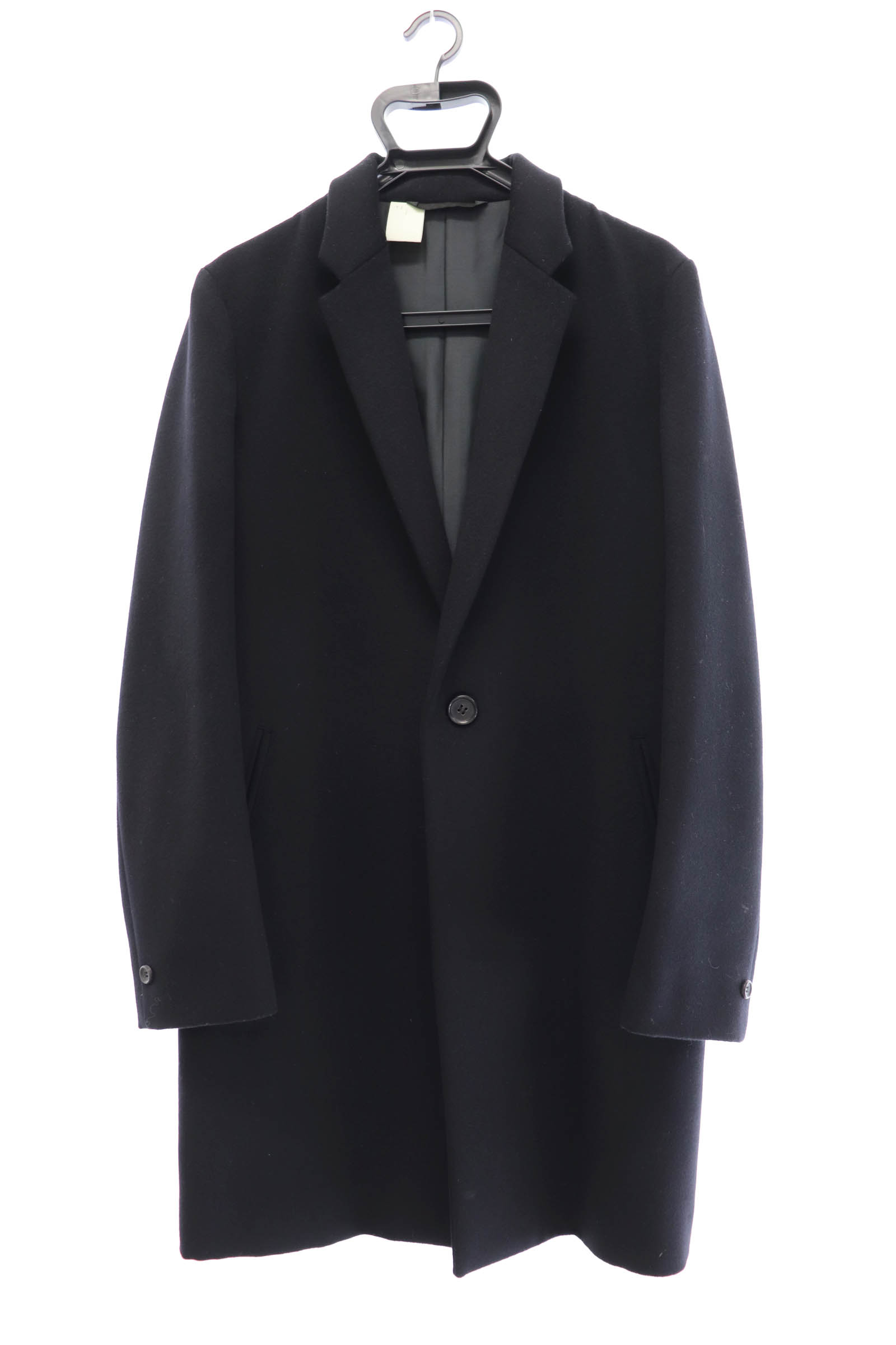 ミスターハリウッド N Hoolywood 15aw Piece ウール チェスターコート 152 C004 36 黒 ブラック ブランド古着ベクトル 中古 108 メンズ 034 ベクトルパーク