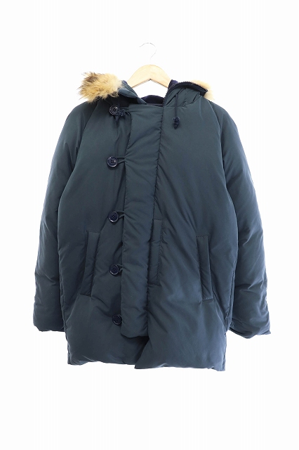 アンユーズド Unused 10aw N 3b Type Fur Down Jacket ミリタリー ダウンコート Us0398 2 紺 ネイビー ブランド古着ベクトル 中古 108 メンズ 034 ベクトルパーク