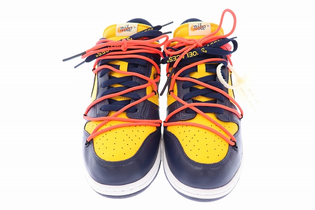 ナイキ NIKE ×OFF-WHITE オフホワイト DUNK LOW Michigan ダンク ロー ...