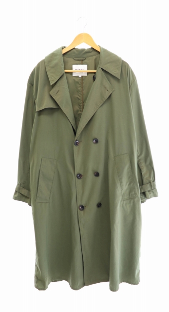 バブアー Barbour ベルテッド トレンチ コート 腰ベルト 40 カーキ ブランド古着ベクトル 中古 107 メンズ 034 ベクトルパーク