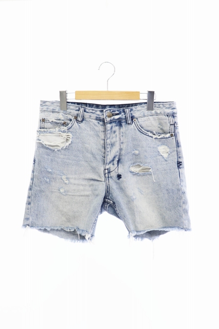 スビ Ksubi 098 Denim Dagger Dan Short Old Daze ダメージ加工 デニム ショート パンツ 31 ライトブルー ブランド古着ベクトル 中古 2100 105 メンズ 034 ベクトルパーク スビ Ksubi 098 Denim Dagger Dan Short Old Daze ダメージ加工 デニム ショート パンツ 31 ライトブルー ブランド古着ベクトル 中古 2100 105 メンズ 034 ベクトルパーク