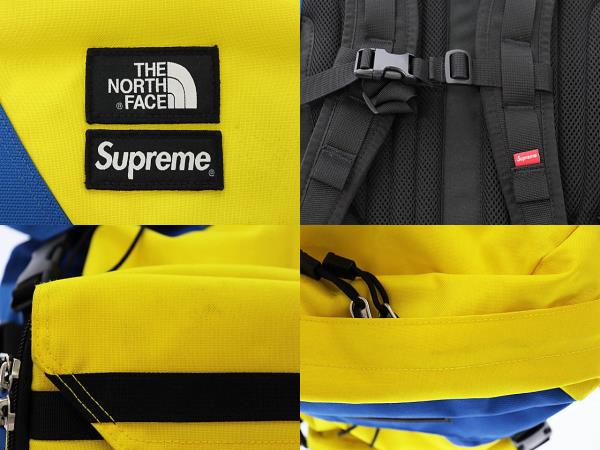 シュプリーム Supreme The North Face ノースフェイス 16ss Steep Tech Backpack スティープテック バックパック リュック 黄 青 イエロー ブルー ブランド古着ベクトル 中古 103 メンズ 034 ベクトルパーク