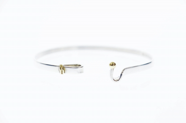 ティファニー Tiffany Co Fook Eye Bracelet フック アイ ゴールド シルバー バングル ブレスレット Sv925 750yg K18yg ブランド古着ベクトル 中古 104 メンズ レディース 034 ベクトルパーク