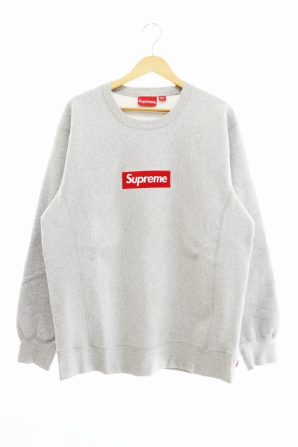 box logo crewneck sweatshirt supreme