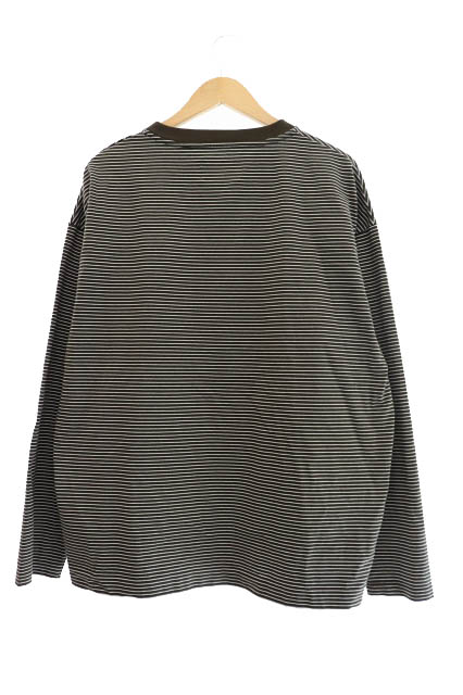 Port By Ark ポート バイ アーク 21aw Border Long Sleeve ボーダー ロングスリーブ 長袖 Tシャツ ロンt Po08 T001 1 ダークオリーブ ブランド古着ベクトル 中古 103 メンズ 034 ベクトルパーク