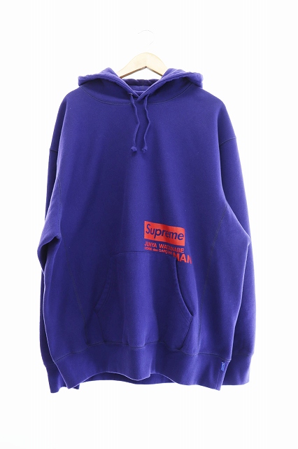 シュプリーム SUPREME ×JUNYA WATANABE MAN ジュンヤ ワタナベ マン COMME des GARCONS コム デ ギャルソン 21AW Hooded Sweatshirt フーデッド スウェットシャツ パーカー XL 紫 パープル ブランド古着ベクトル 中古 ☆AA★ 購入人気の新作 supreme COMME パーカー MAN GARCONS des パーカー