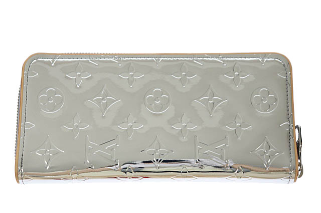 ルイヴィトン LOUIS VUITTON 21AW LVミラー ミラー ジッピー ウォレット ヴェルティカル ラウンドファスナー 長財布 M80808 シルバー ブランド古着ベクトル 中古 ▲ 220121/103 メンズ レディース