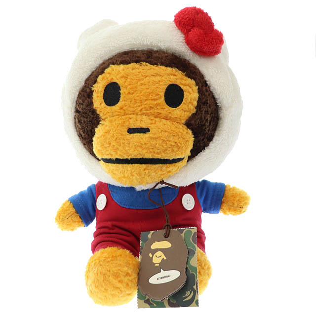 アベイシングエイプ A Bathing Ape Hello Kitty ハローキティ Plush Doll プラッシュ ドール 着せ替え ぬいぐるみ ブランド古着ベクトル 中古 2215 103 その他 034 ベクトルパーク