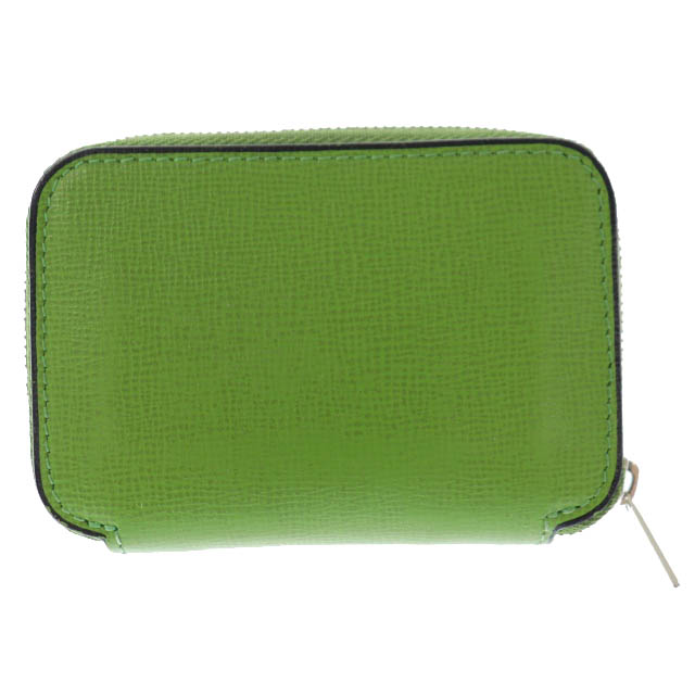 ヴァレクストラ Valextra ジップ アラウンド カードフォルダー カードケース 財布 V2l10 044 V2 Rl 緑 グリーン ブランド古着ベクトル 中古 2215 103 メンズ 034 ベクトルパーク