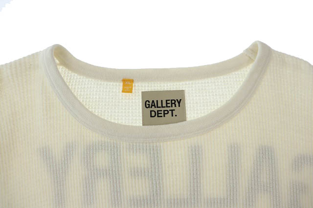 GALLERY DEPT ギャラリーデプト Thermal L/S T-shirt ロゴ サーマル ロングスリーブ 長袖 Tシャツ ロンT XL 白 ホワイト ブランド古着ベクトル 中古 220504/103 メンズ 034-902204300007 | ベクトルパーク GALLERY DEPT ギャラリーデプト Thermal L/S T-shirt ロゴ サーマル ロングスリーブ 長袖 Tシャツ ロンT XL 白 ホワイト ブランド古着ベクトル 中古 220504/103 メンズ 034-902204300007 | ベクトルパーク