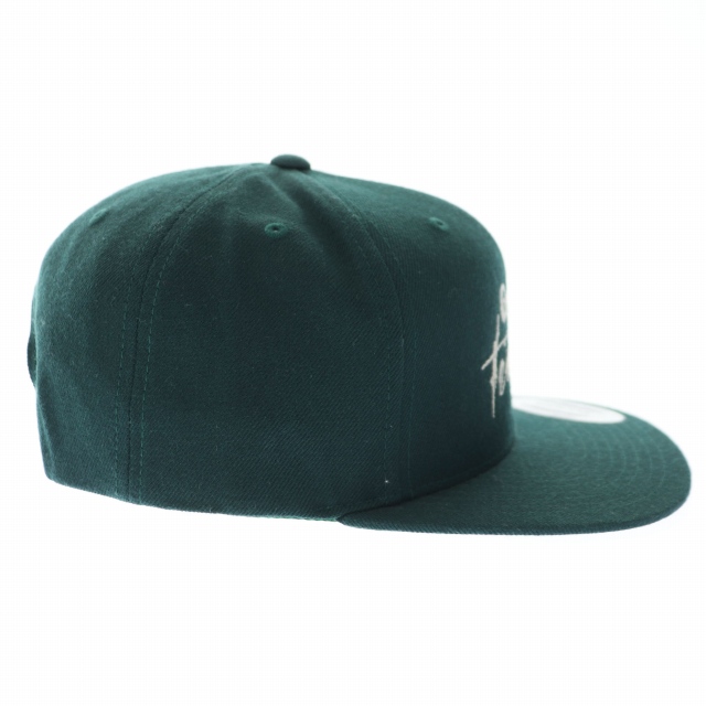 テンダーロイン TENDERLOIN 19AW CAP DLR 刺繍 ロゴ キャップ 帽子 緑 グリーン ブランド古着ベクトル 中古●220920/105 メンズ
