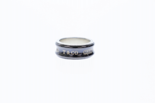 ティファニー TIFFANY & CO. 1837 RING リング 指輪 ブラックチタン 925 14号 シルバー ブラック ブランド古着ベクトル 中古▲ 220531/104 メンズ レディース 売れ筋介護用品も! Tiffany & シルバーリング Co1837 リング