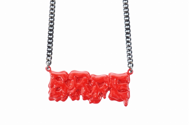 アベイシングエイプ A Bathing Ape Ambush アンブッシュ Bape ベイプ プレート ネックレス 赤 レッド ブランド古着ベクトル 中古 2718 109 メンズ 034 ベクトルパーク