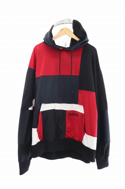 オールドパーク OLD PARK OVERSIZED HOODIE SPORTS 再構築 パーカー F 