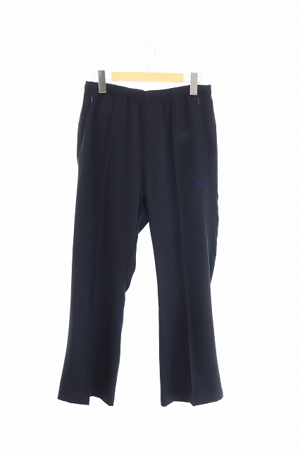 ニードルス ニードルズ Needles 19AW WARM-UP BOOT-CUT PANT ウォームアップ ブーツカット トラック パンツ FK148 XS 黒 ブラック ブランド古着ベクトル 中古 220614/107 メンズ