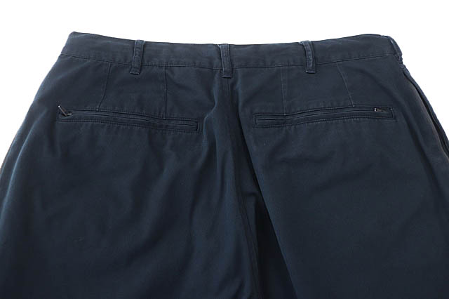 BROCHURE 1P CHINO SSZ パンツ 長谷川昭雄 加藤忠幸 チノパン ネイビー