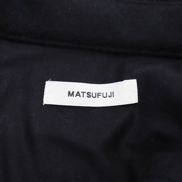 MATSUFUJI マツフジ 23AW MELTON UTILITY SHIRT JACKET メルトン 