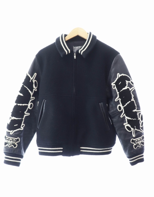 アンダーカバー UNDERCOVER 01AW DAVF期 宝飾武装義勇軍 アームレザー 