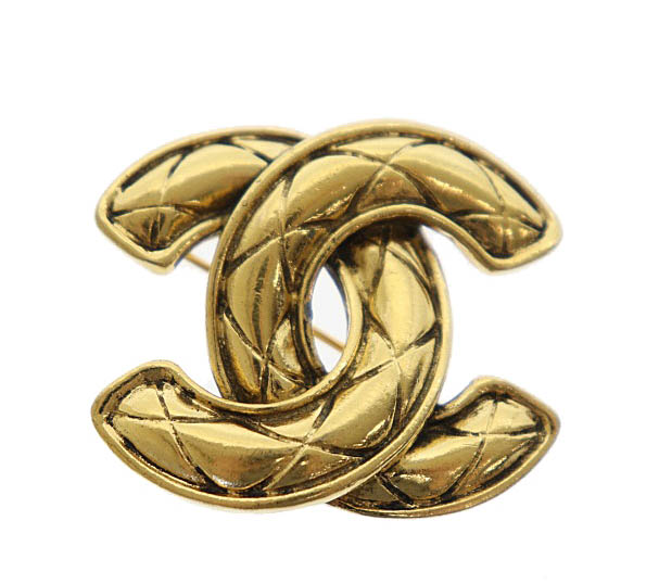 シャネル CHANEL VINTAGE ヴィンテージ ココマーク マトラッセ ピン 